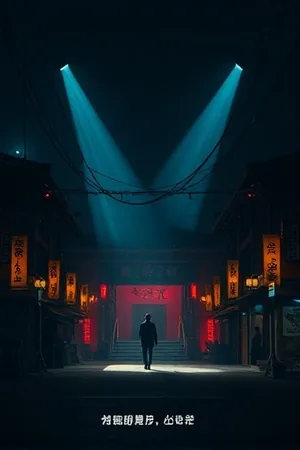 番剧竖版主推视觉图，暮色中的钟楼与列车剪影