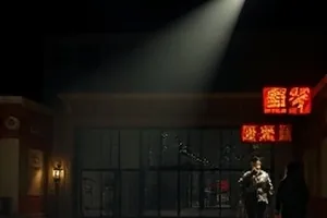 玻璃温室年鉴封面，夜间温室与手电补光